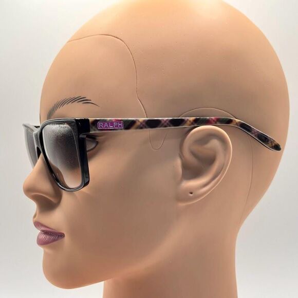NEW Ladies Y2K Polo Ralph Lauren Square Sunglasses RA5141 Tortoise & Plaid 57/15 main image 4